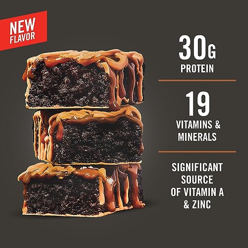 Pure Protein, Met-Rx Big 100 Salted Caramel Brownie Bar, 9 Count