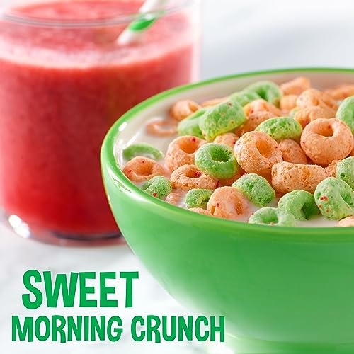 Kellogg S Apple Jacks Breakfast Cereal  Kids Cereal  Family Breakfast  Original  8.9oz Box (1 Box)