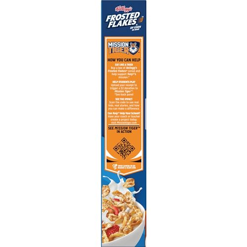 Kellogg S Frosted Flakes Breakfast Cereal  Fat Free  12 Oz