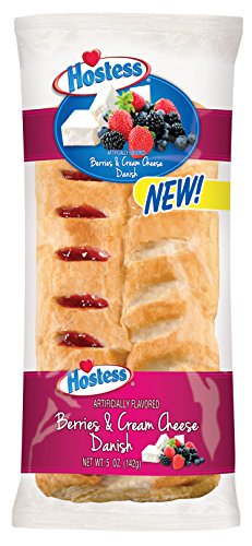 Hostess Danish  Berries & Cream Cheese  5 Ounce  6 Count