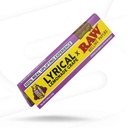 🍇 3 X Raw Lyrical Lemonade Grape King Size Wide Organic Hemp Rolling Paper 🍇