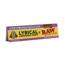 🍇 3 X Raw Lyrical Lemonade Grape King Size Wide Organic Hemp Rolling Paper 🍇