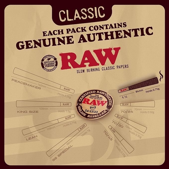 🍇 3 X Raw Lyrical Lemonade Grape King Size Wide Organic Hemp Rolling Paper 🍇