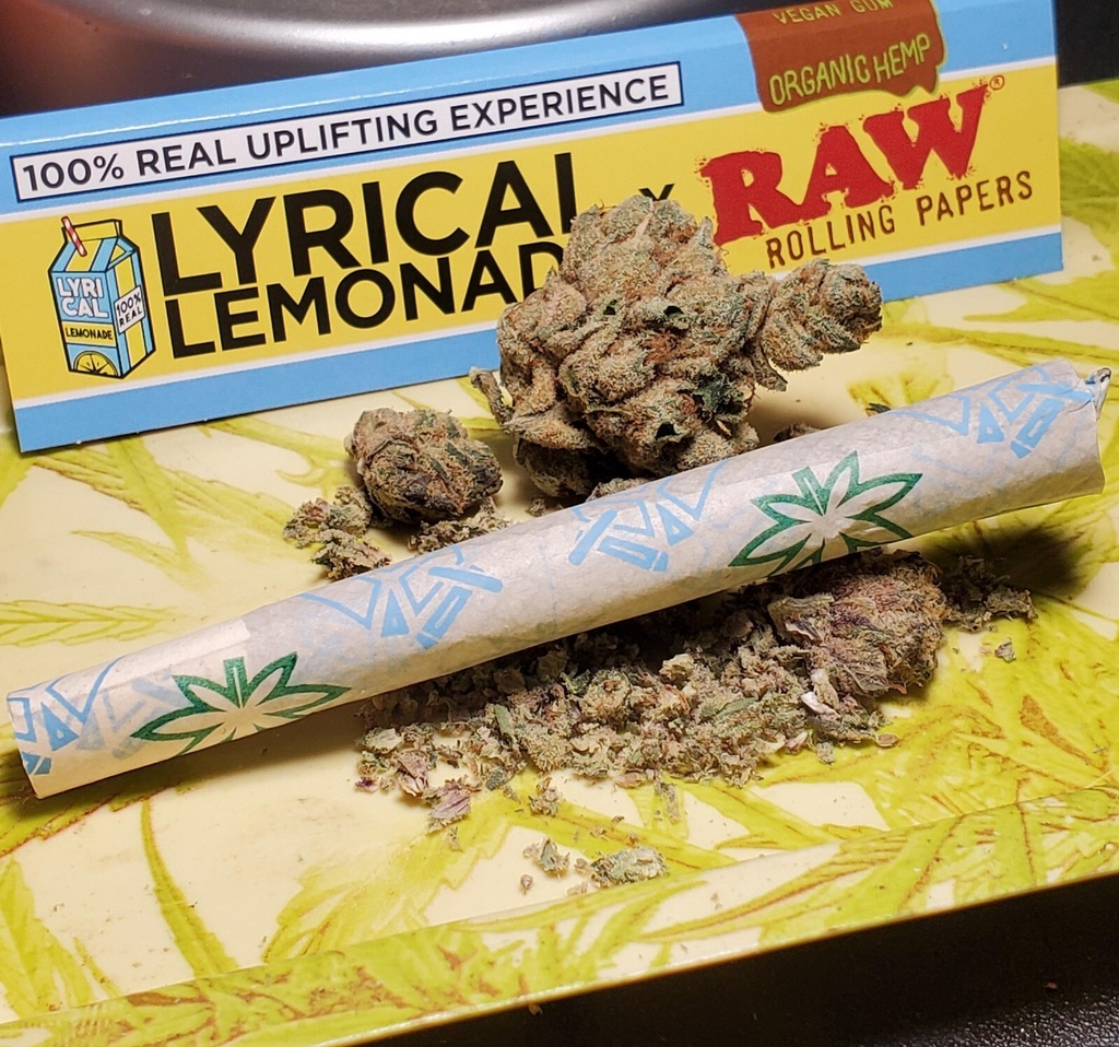 🤤 50 X Raw Lyrical Lemonade King Size Wide Organic Hemp Papers 🔥 Full Box 🔥