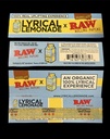 🤤 50 X Raw Lyrical Lemonade King Size Wide Organic Hemp Papers 🔥 Full Box 🔥