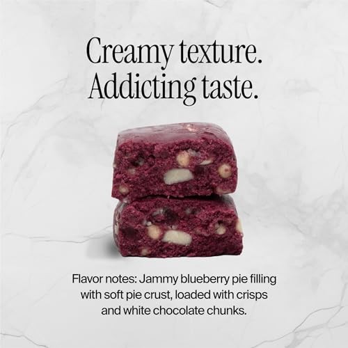 David Protein Blueberry Pie High Protein Bars - 28g Protein - 12ct