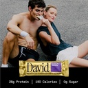 David Protein Blueberry Pie High Protein Bars - 28g Protein - 12ct