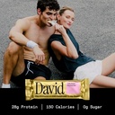 David Protein Cake Batter High Protein Bars - 28g Protein - 12ct