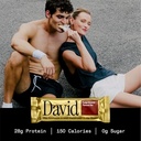 David Protein Fudge Brownie High Protein Bars - 28g Protein - 12ct