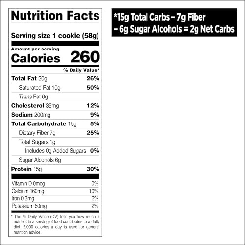 Quest Soft and Chewy 15g Protein Cookie  White Chocolate Macadamia Flavor  12 Count