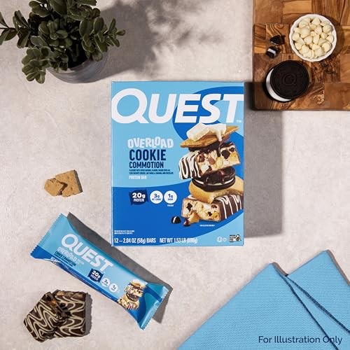 Quest Nutrition Overload Bar - Cookie Commotion - 4ct