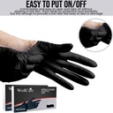 Black Nitrile Industrial Disposable Gloves 4.5Mil, Latex/Powder Free 200-1000 Ct