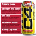 C4 Performance Energy Skittles  12 Pack of 16oz Cans