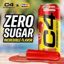 C4 Performance Energy Cherry Popsicle  12 Pack of 16oz Cans