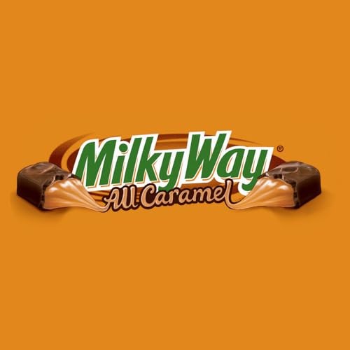 MILKY WAY All Caramel Milk Chocolate Bar Caramel Candy Full Size Bar, 1.55 Oz Single Pack, 24 Count