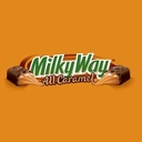 MILKY WAY All Caramel Milk Chocolate Bar Caramel Candy Full Size Bar, 1.55 Oz Single Pack, 24 Count
