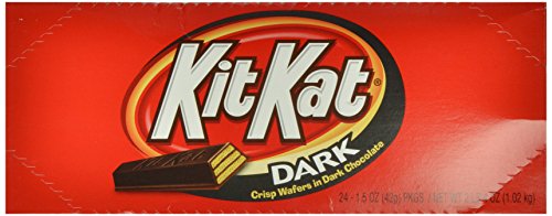 KIT KAT Dark Chocolate Wafer Bar  1.5 Oz  24 Count