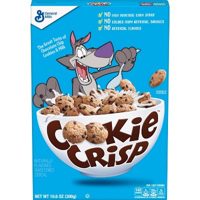 Cookie Crisp Breakfast Cereal  Chocolate Chip Cookie Taste  10.6 Oz