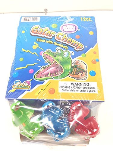 Kidsmania Gator Chomp Gumball Filled Novelty Toy  (Pack of 12)