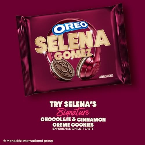 Oreo Selena Gomez Chocolate & Cinnamon Limited Edition 303g