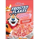 Kellogg's, Frosted Flakes Strawberry Milkshake Breakfast Cereal, 11.6 Oz (Case of 12)