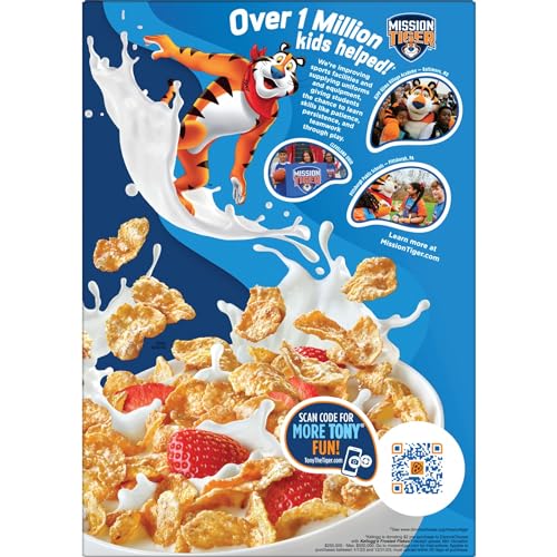 Kellogg's, Frosted Flakes Strawberry Milkshake Breakfast Cereal, 11.6 Oz (Case of 12)