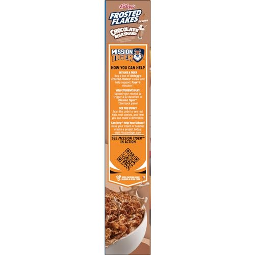 Kellogg S Frosted Flakes Chocolate Milkshake Breakfast Cold Cereal  12.2 Oz Box