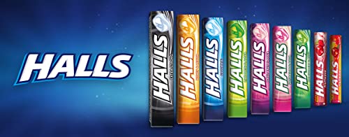Halls CoolWave Cough Drops - with Menthol - 180 Drops (20 Sticks of 9 Drops)