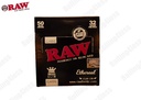 AUTHENTIC Raw Classic Ethereal KINGSIZE SLIM  Unrefined Rolling Papers 50 Packs