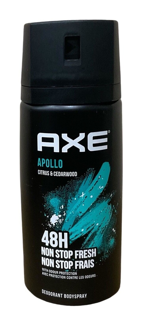 6PK Axe 150ml Deodorant Bodyspray 48hr Odour Protection for Men Apollo Scent
