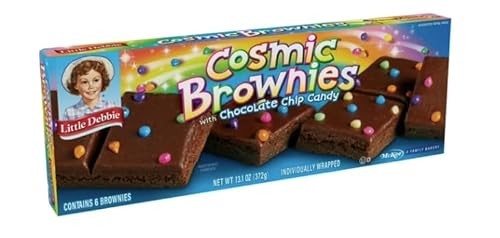 Little Debbie Variety Pack 'Out of This World' Bundle - 2 Boxes Each of Unicorn Cakes, Star Crunch, Cosmic Brownies and Zebra Rolls - 64 Pieces Assort