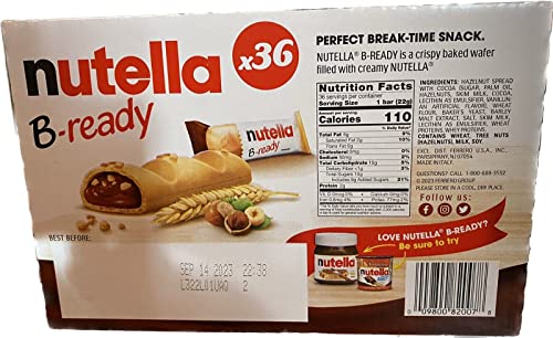 Nutella B-Ready Cookies, 36 Packs/Box (220-02147) | Quill