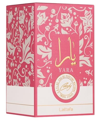 Lattafa Yara Candy by Lattafa EAU DE PARFUM SPRAY 3.4 OZ for WOMEN