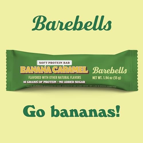 Barebells Soft Protein Bars Banana Caramel 12 Bars