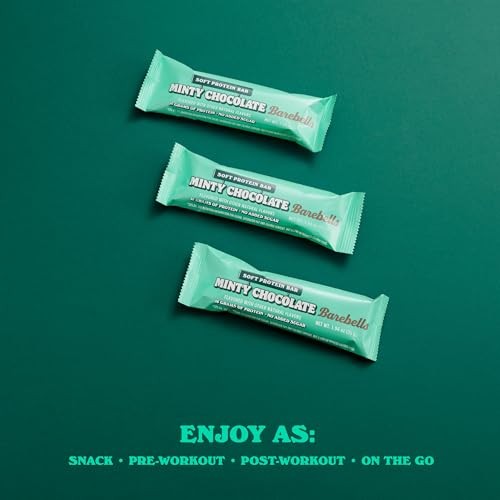 Barebells Soft Protein Bars Minty Chocolate 12 Bars