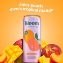 Bloom Sparkling Energy Drink - Natural Caffeine, Zero Sugar, 180mg Caffeine - Antioxidant-Rich with Green Coffee Bean, Green Tea Extract, Prebiotics -