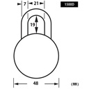 1-7/8 in. (48mm) Wide Combination Padlock
