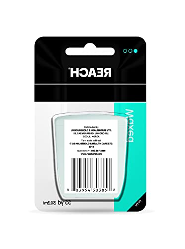 REACH Waxed Dental Floss Unflavored 55YD