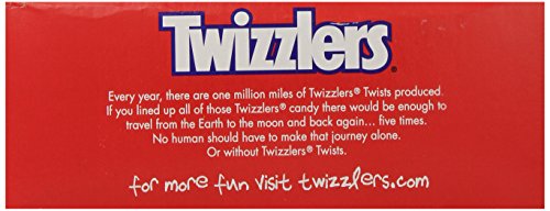 Twizzlers Twists Strawberry King Size Candy  Bags 5 Oz  15 Count