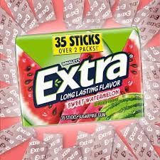 Wrigley S Extra Sweet Watermelon 6-35 Sticks Pack 210 Sticks Total