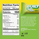 Built Bar, Sour Puff Protein Bars, Green Apple Crush, Collagen, on-the-go Snacks, Sour Candy Snack, 12 Pack