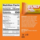 Built Bar, Sour Puff Protein Bars, Sweet Peach Punch, Collagen, on-the-go Snacks, Sour Candy Snack, 12 Pack
