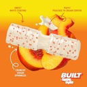 Built Bar, Sour Puff Protein Bars, Sweet Peach Punch, Collagen, on-the-go Snacks, Sour Candy Snack, 12 Pack