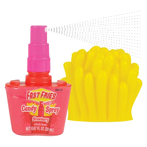 Koko S Confectionery & Novelty Ages 3+ Fast Fries Strawberry  Blue Raspberry  Watermelon Candy Spray 12 Each