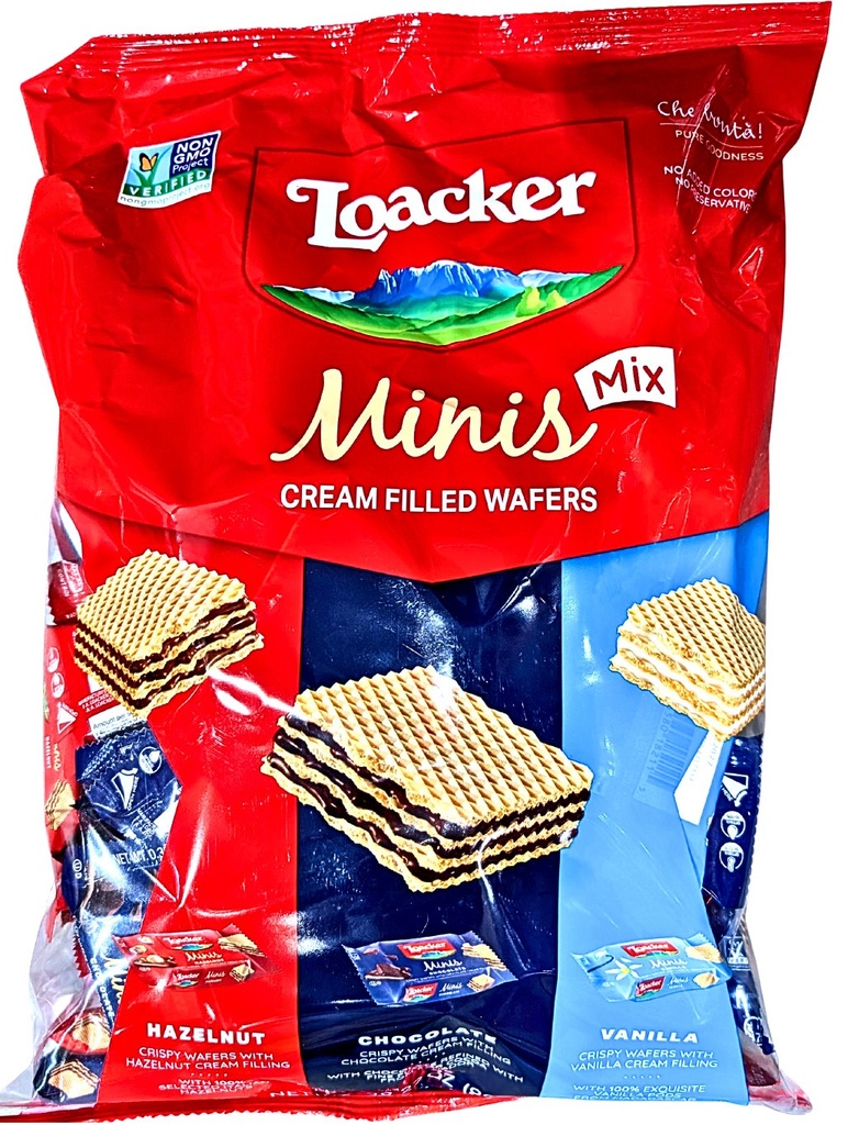 Loacker Minis Wafer Cookies Variety 28.22 Oz EXP 09/2027