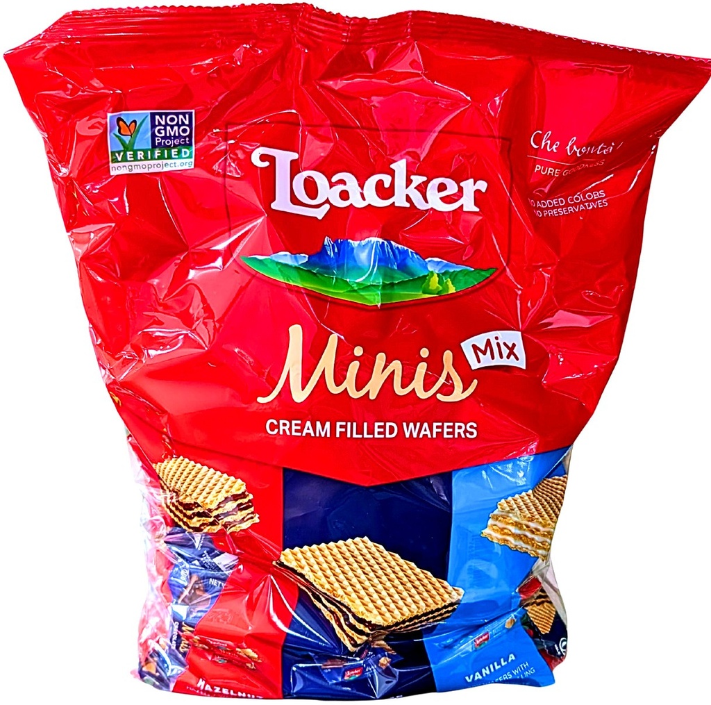 Loacker Minis Wafer Cookies Variety 28.22 Oz EXP 09/2027