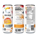 CELSIUS Sparkling Fantasy Vibe  Functional Energy Drink 12 Fl Oz (Pack of 12)
