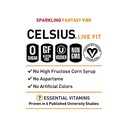 CELSIUS Sparkling Fantasy Vibe  Functional Energy Drink 12 Fl Oz (Pack of 12)