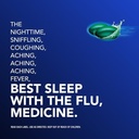 Vicks NyQuil Intense Flu Rapid Release LiquiCaps, Fast Flu Symptom Relief, Multi-Symptom Nighttime Relief for Body Aches, Fever, Headache, Sore Throat