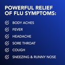 Vicks NyQuil Intense Flu Rapid Release LiquiCaps, Fast Flu Symptom Relief, Multi-Symptom Nighttime Relief for Body Aches, Fever, Headache, Sore Throat